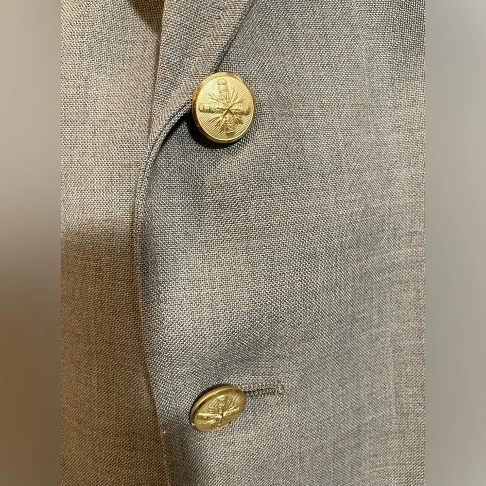 Wynbrooke Younkers Tan Blazer Suit Jacket Mens Size 42 Vintage Made in USA